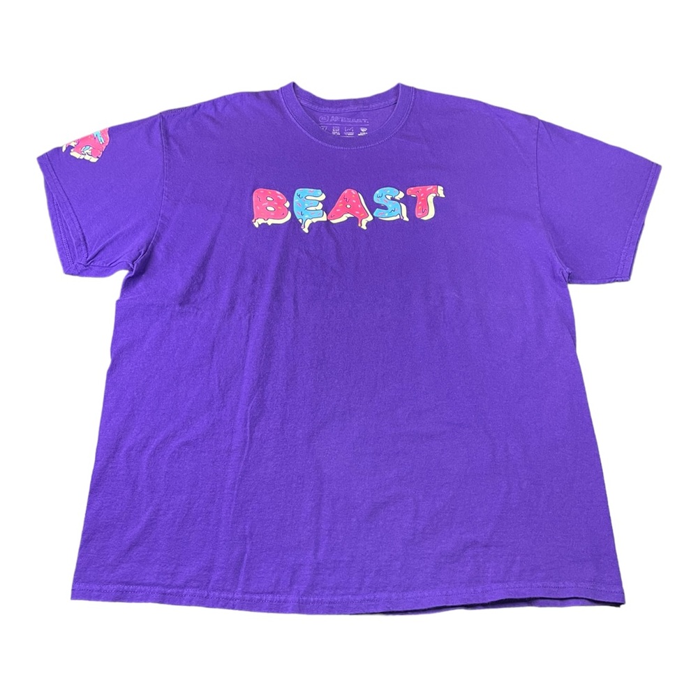 Mr. Beast Shirt - Purple - XL